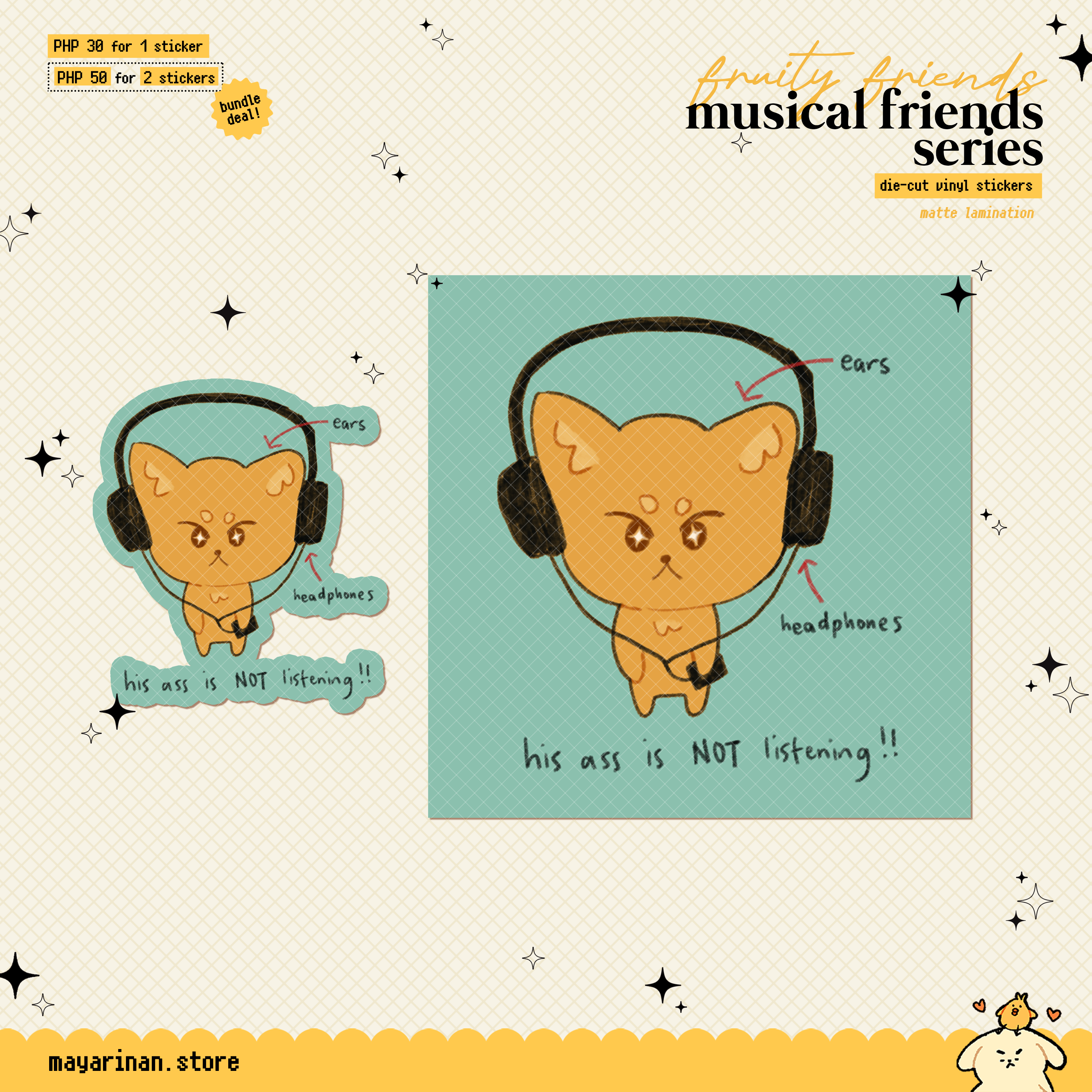musical friends ✶♫⋆ stickers