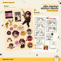 niji en - shu yamino sticker sheets ☆ hopcon! & #saveshu ☆ with freebie stickers
